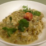 Mung dal with yogurt