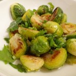 Roasted Brussels sprouts