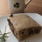 Rosemary and bittersweet olive oil cake