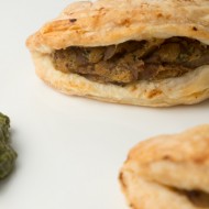 Lentil-stuffed puff pastry