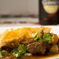 Steak and guinness pie